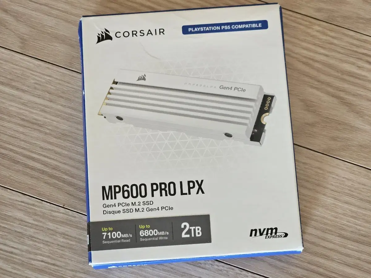 CORSAIR MP600 PRO LPX White M.2 NVMe(미개봉